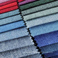 100% polyester strip faux linen upholstery hometextile fabric